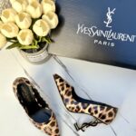 هيلز YSL تايجر 🐅، كعب ذهبي39