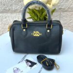 شنتة كوتش جلد فل اسود