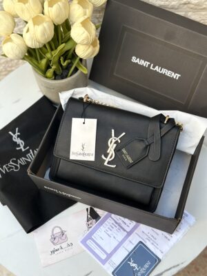 YSL كتف اسود مع علبة 🖤🎁