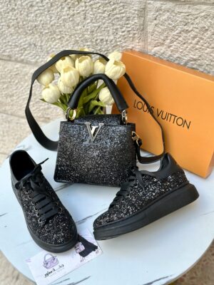 طقم Louis Vuitton حجر 🖤💎