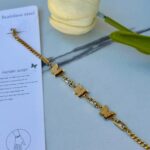 اسوارة butterfly ذهبي 🦋