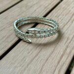 اسوارة بولغاري فضي، زركون 💎