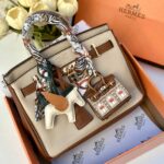 هيرمز بيركن فلّ أكسسوارات مع علبة 😍🤎