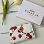 جزدان coach ابيض 🤍🍒 صغير