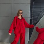 تريننج Adidas أحمر ♥️😍