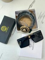 ⁦بكج versace (حزام+نظارة) 🖤⁩ - الصورة ⁦2⁩