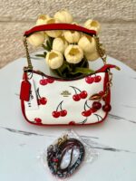 شنتة كوتش مع كرزة مختومة 🍒🤍