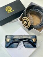 ⁦بكج versace (حزام+نظارة) 🖤⁩ - الصورة ⁦3⁩