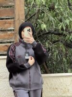 ⁦تريننج Adidas رمادي جديد 🆕⁩ - الصورة ⁦4⁩