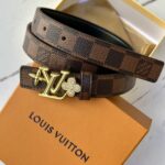 حزام LV اكسسوار مع علبة مختوم