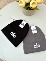 ⁦طاقية alo اسود 🖤⁩ - الصورة ⁦2⁩