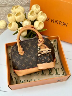 شنتة LV بني+تشارمز، مع علبة