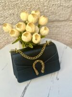 ⁦شنتة غوتشي اسود، غير مختوم 22سم⁩ - الصورة ⁦2⁩