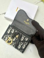 ⁦جزدان DIOR رمادي معرق صغير⁩ - الصورة ⁦3⁩