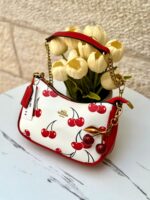 ⁦شنتة كوتش مع كرزة مختومة 🍒🤍⁩ - الصورة ⁦4⁩