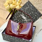 Ysl هوبو برغندي لامع،مع علبة 🔥