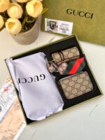 ⁦بكج gucci 💚 قاعدة 21سم، 4 قطع +حزام كروس⁩ - الصورة ⁦3⁩