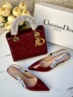 ⁦طقم Dior برغندي ♥️⁩ - الصورة ⁦4⁩