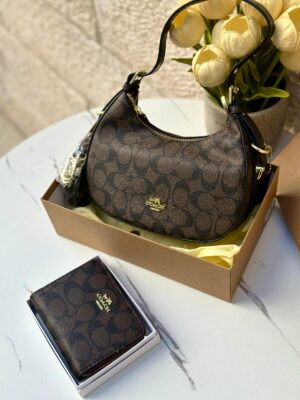 بكج كوتش (حقيبة+محفظة) 🖤🤎