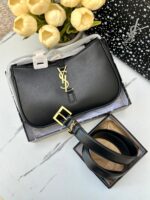 بكج (حقيبة+حزام) ysl هوبو اسود 🖤
