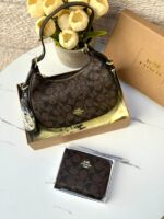 ⁦بكج كوتش (حقيبة+محفظة) 🖤🤎⁩ - الصورة ⁦3⁩