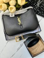 ⁦بكج (حقيبة+حزام) ysl هوبو اسود 🖤⁩ - الصورة ⁦2⁩