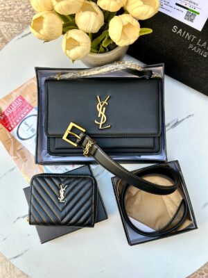 بكج ysl الفخم 3 قطع 🖤👑