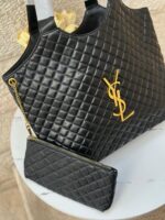 ⁦ysl كبير مع جزدان اضافي 🖤⁩ - الصورة ⁦3⁩