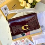 حقيبة كوتش فلاب اصدار 3d عنابي 🍇 لامع 27سم