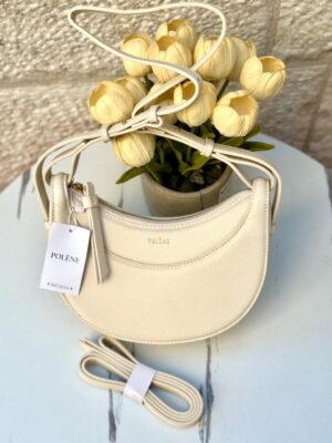 حقيبة بولين اصدار جديد، قاعدة 23سم ، يدها قابلة للتمديد، مع حزام كروسبودي اضافي