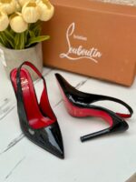 ⁦هيلز Louboutin مغلق من الامام♥️ ارتفاع 10 سم⁩ - الصورة ⁦4⁩
