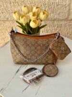 ⁦حفيبة كوتش كروسبودي مع جزدان + مرآة + حزام طويل⁩ - الصورة ⁦5⁩