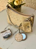 ⁦حفيبة كوتش كروسبودي مع جزدان + مرآة + حزام طويل⁩ - الصورة ⁦4⁩