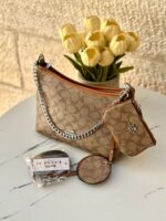 ⁦حفيبة كوتش كروسبودي مع جزدان + مرآة + حزام طويل⁩ - الصورة ⁦4⁩