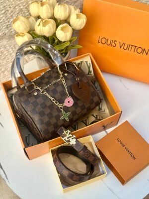 بكج LV حقيبة + حزام