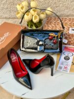 ⁦بكج Louboutin مسكر كامل♥️ ارتفاع 10 سم⁩ - الصورة ⁦2⁩