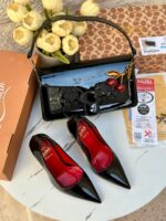 ⁦بكج Louboutin مسكر كامل♥️ ارتفاع 10 سم⁩ - الصورة ⁦6⁩
