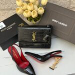 بكج YSL اسود مع هيلز مفتوح من الخلف