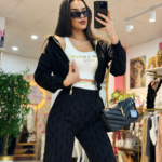 طقم ysl اسود 3 قطع 🖤