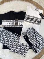 ⁦تريننج Dior ابيض قطعتين 🤍 قطن 100%⁩ - الصورة ⁦4⁩