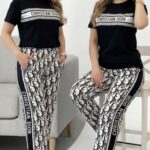 تريننج Dior اسود قطعتين 🤍 قطن 100%
